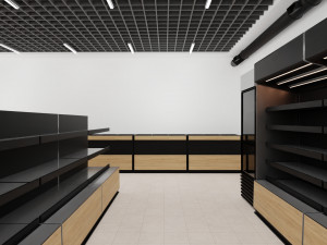 supermarket Modelo 3D
