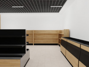 supermarket Modelo 3D