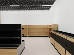 supermarket Model 3D