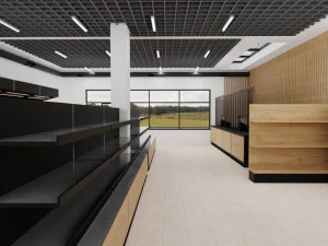 supermarket Model 3D