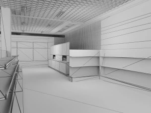 supermarket Model 3D