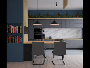 the kitchen 3D Model
