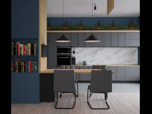 la cucina Modello 3D