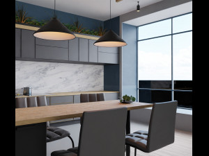 the kitchen 3D Model