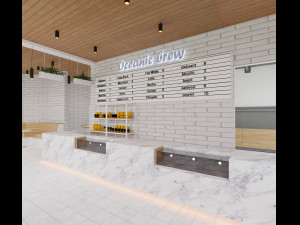 coffee shop Modèle 3D