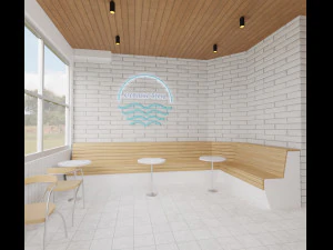 coffee shop 3D Model