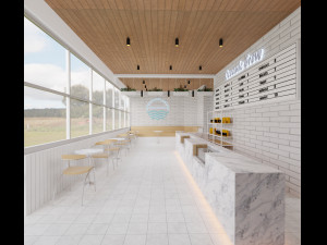 coffee shop Modelo 3D