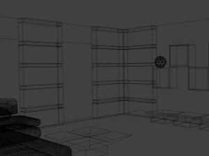 living room 3D Model