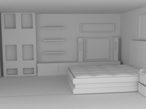 bed room Modelo 3D