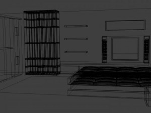 bed room 3D Model
