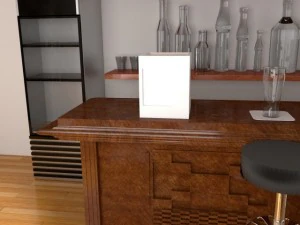 レストランバーカフェパブ 3Dモデル