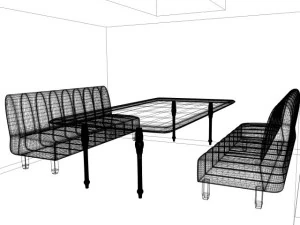 レストランバーカフェパブ 3Dモデル