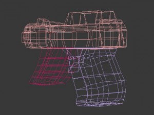 auto pistol 3D Model
