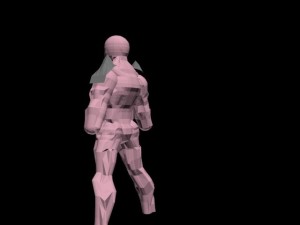 man  robotic man  armour 3D Model