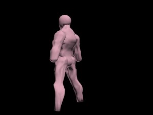 man  robotic man  armour 3D Model