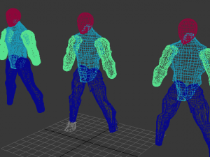 man  robotic man  armour 3D Model