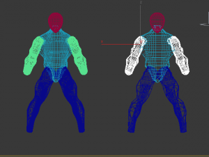 man  robotic man  armour 3D Model