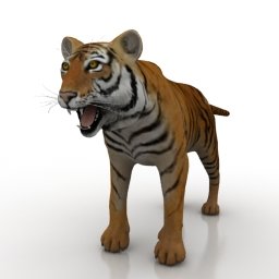 tiger Modèle 3D .c4d .max .obj .3ds .fbx .stl .blend 