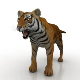 tiger 3D Model .c4d .max .obj .3ds .fbx .stl .blend 