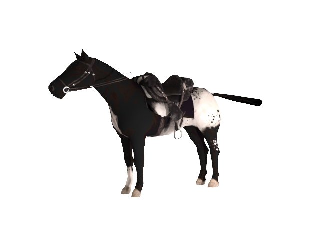 horse 3D 모델 .c4d .max .obj .3ds .fbx .stl .blend 