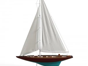sailing yacht model 3D Model
