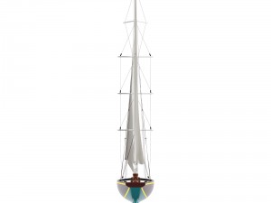 sailing yacht model 3D 모델