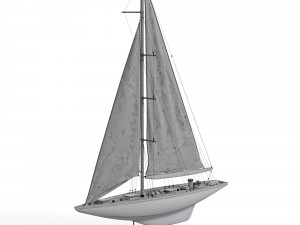 sailing yacht model 3D 모델