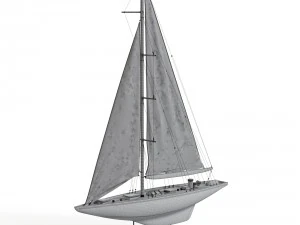 sailing yacht model 3D Model