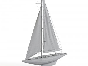 sailing yacht model 3D 모델