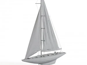 sailing yacht model 3D Model