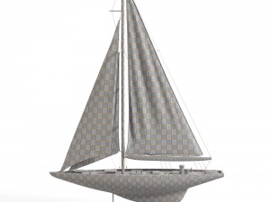 sailing yacht model 3D 모델