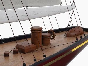 sailing yacht model 3D Model