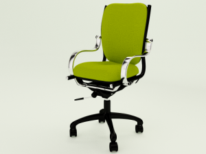 3 chairs set 3D 모델