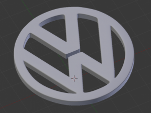 volks wagen logo 3D Model