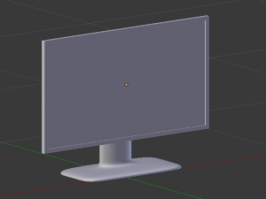 monitor Modello 3D
