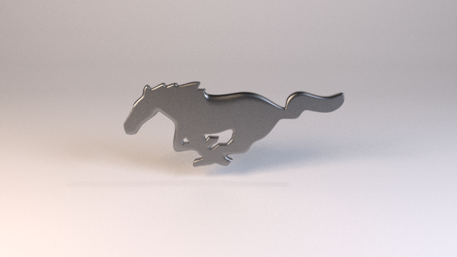 ford mustang logo Modèle 3D .c4d .max .obj .3ds .fbx .stl .blend
