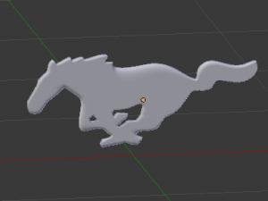 ford mustang logo Modèle 3D