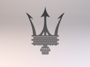 maserati logo Modèle 3D