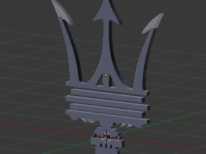 maserati logo Modelo 3D