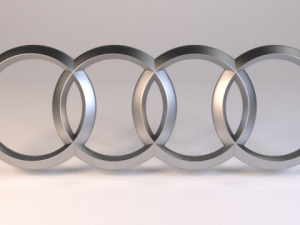 audi logo Modèle 3D