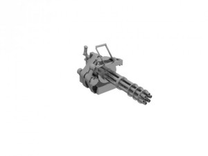 minigun Modèle 3D