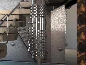 modern interior staircase 3D 모델