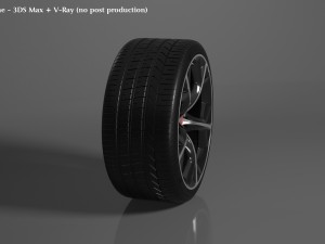 jaguar f-type r wheel 3D Model