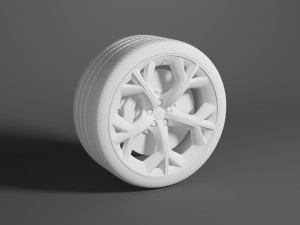 jaguar f-type r wheel 3D Model