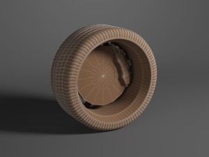 jaguar f-type r wheel 3D Model