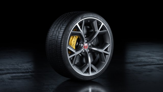 jaguar f-type r wheel 3D Model .c4d .max .obj .3ds .fbx .stl .blend 