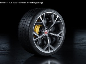 jaguar f-type r wheel 3D Model