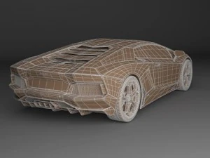 lamborghini aventador lp 7004 3D Model