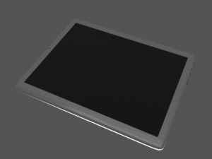 tablet 3D मॉडल