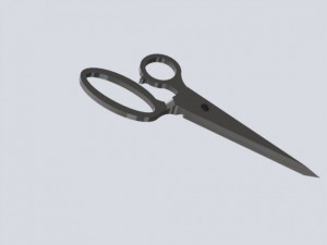 scissor 3D मॉडल